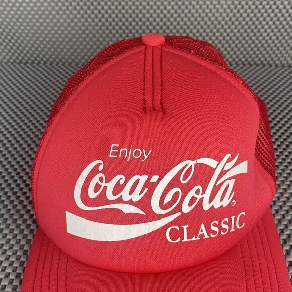 Vintage Coca Cola Hat Adult One Size Red Mesh Snapback American Needle Inc - Picture 5 of 10